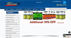 Desktop Screenshot of bottompaintstore.com